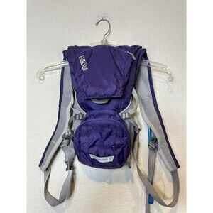 Camelbak Aurora 2L (70oz) Hydration Backpack Purple & Gray W/ Quick Connect Tube